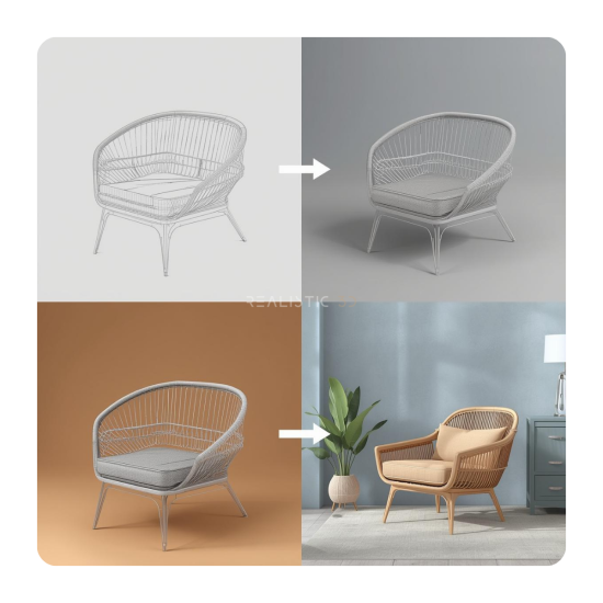 product 3d modeling and visualization for commercial products